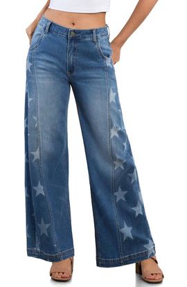 HINT OF BLU HINT OF BLU Superstar Wide Barrel Jeans
