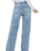 HINT OF BLU HINT OF BLU Torn Ripped Mighty Wide Leg Jeans - 2