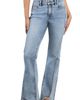 HINT OF BLU HINT OF BLU Twisted Tulip Flare Jeans - 1