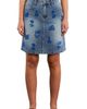 HINT OF BLU HINT OF BLU Wildflower Floral Embroidered Denim Skirt - 1