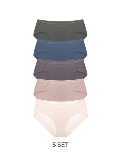 HIPPINK Cotton Triangle 5-Set Panty