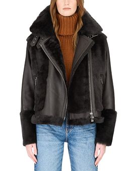 Hiso HiSO Soul Shearling Moto Jacket