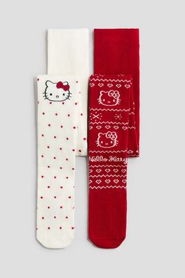 H&M H&M 2-pack Jacquard-knit Tights