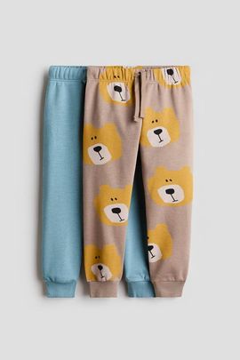 H&M H&M 2-pack Joggers With Motif