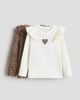 H&M H&M 2-pack Printed Jersey Tops - 1