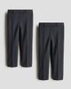 H&M H&M 2-pack Straight Leg Pants - 2