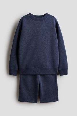 H&M H&M 2-piece Sweatshirt And Sweatshorts Set