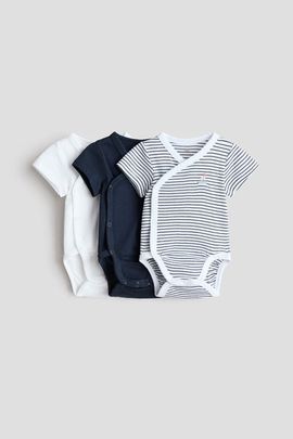 H&M H&M 3-pack Wrapover Bodysuits