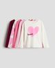 H&M H&M 5-pack Long-sleeved Cotton T-shirts - 1