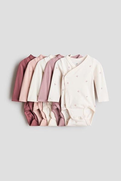 H&M H&M 5-pack Wrapover Bodysuits