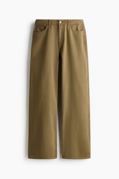 H&M H&M Baggy Cotton Twill Pants