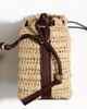 H&M H&M Bead-detail Straw Crossbody Bag - 4