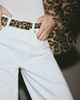 H&M H&M Belted Straight High Jeans - 1