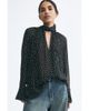 H&M H&M Blouse With Scarf Collar - 1