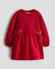 H&M H&M Bow-detail Sweatshirt Dress - 1