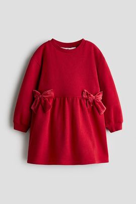 H&M H&M Bow-detail Sweatshirt Dress