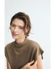 H&M H&M Cap-sleeved Fine-knit Top - 1