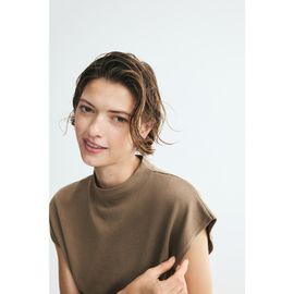 H&M H&M Cap-sleeved Fine-knit Top