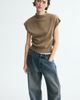 H&M H&M Cap-sleeved Fine-knit Top - 5