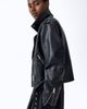 H&M H&M Coated Biker Jacket - 1