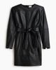 H&M H&M Coated Tie-belt Dress - 2