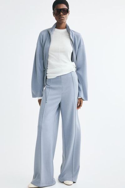 H&M H&M Crease-leg Scuba Knit Pants