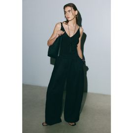 H&M H&M Crinkled Wrap-detail Pants