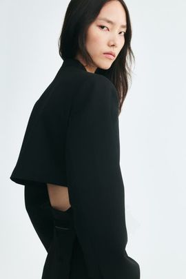H&M H&M Cropped Belt-detail Jacket