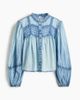 H&M H&M Denim-look Cotton Blouse - 2
