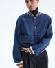 H&M H&M Denim Bomber Jacket - 4