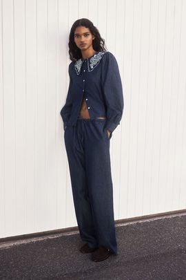H&M H&M Denim Drawstring Trousers