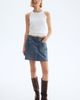 H&M H&M Denim Lace-up Mini Skirt - 1