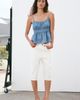 H&M H&M Denim Top With Tie Shoulder Straps - 1