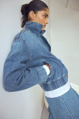 H&M H&M Double-breasted Denim Jacket