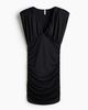 H&M H&M Draped Shoulder-pad Dress - 2