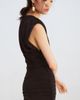 H&M H&M Draped Shoulder-pad Dress - 3