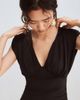 H&M H&M Draped Shoulder-pad Dress - 5