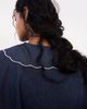 H&M H&M Embroidered-collar Denim Blouse - 5