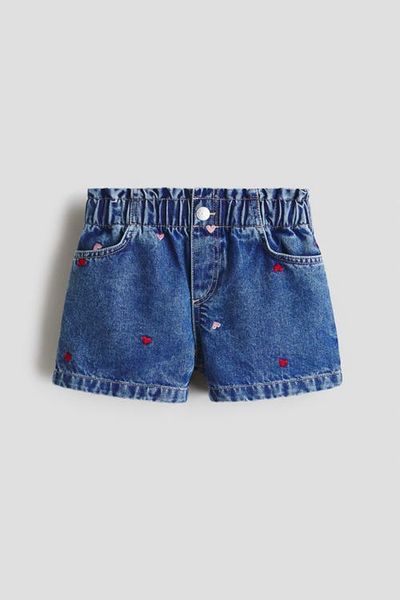 H&M H&M Embroidered-Detail Shorts