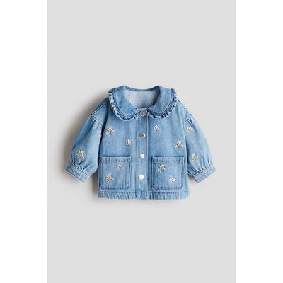 H&M H&M Embroidery-detail Denim Jacket