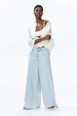 H&M H&M Extra-wide Regular-waist Jeans