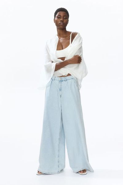 H&M H&M Extra-wide Regular-waist Jeans