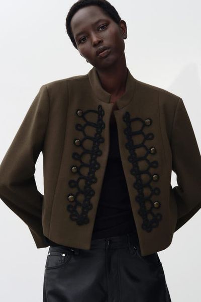 H&M H&M Felted Button-detail Jacket