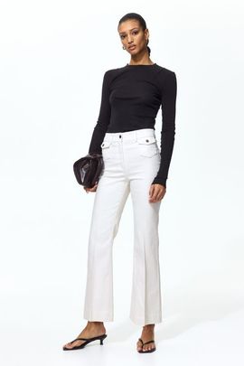 H&M H&M Flared Ankle-length Trousers
