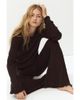 H&M H&M Flared Rib-knit Linen-blend Trousers - 1