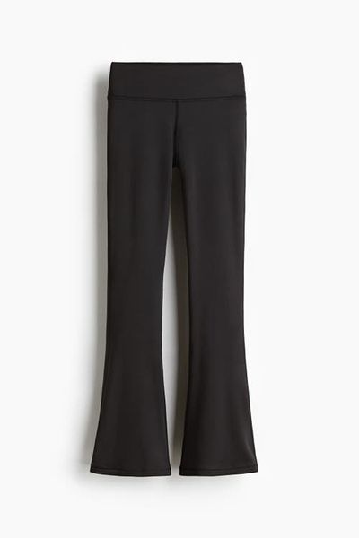 H&M H&M Flared Sports Leggings With Drymove