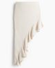H&M H&M Flounce-trimmed Viscose Skirt - 1