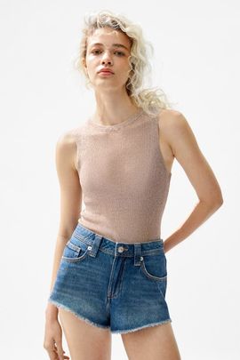 H&M H&M Frayed Denim Shorts