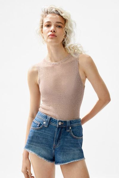 H&M H&M Frayed Denim Shorts