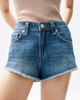 H&M H&M Frayed Denim Shorts - 4